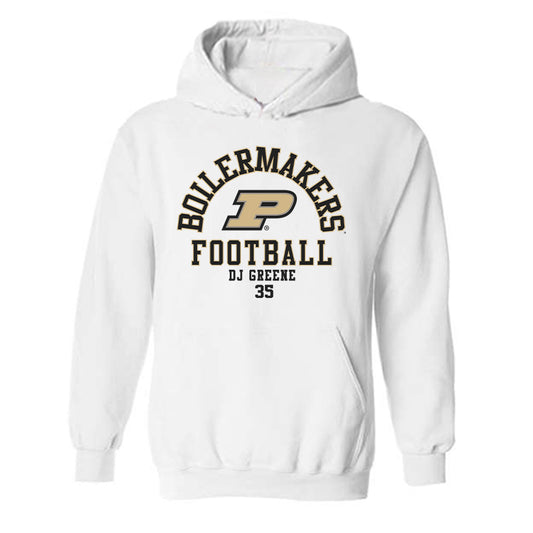 Purdue - NCAA Football : DJ Greene - Classic Fashion Shersey Hooded Sweatshirt-0
