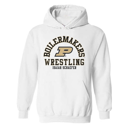 Purdue - NCAA Wrestling : Isaiah Schaefer - Classic Fashion Shersey Hooded Sweatshirt-0
