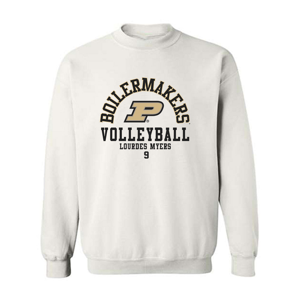 Purdue - NCAA Women's Volleyball : Lourdes Myers - Classic Fashion Shersey Crewneck Sweatshirt