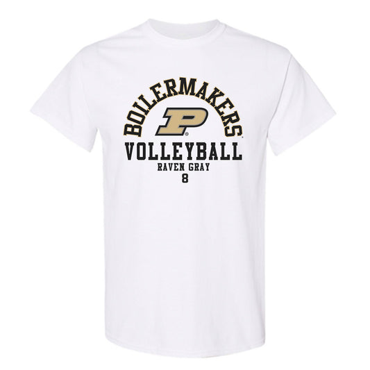 Purdue - NCAA Women's Volleyball : Raven Gray - Classic Fashion Shersey T-Shirt