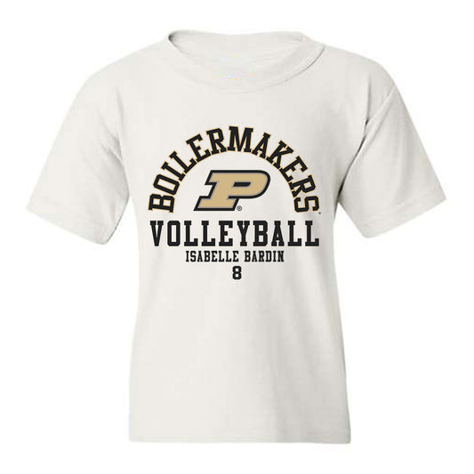 Purdue - NCAA Women's Volleyball : Isabelle Bardin - Classic Fashion Shersey Youth T-Shirt-0