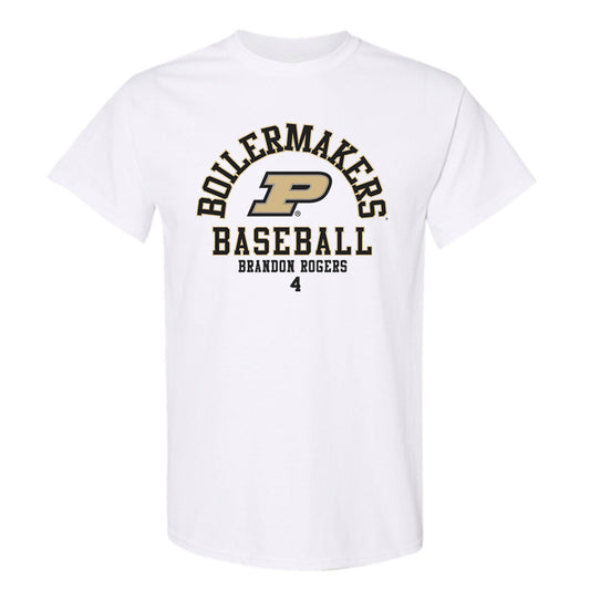 Purdue - NCAA Baseball : Brandon Rogers - Classic Fashion Shersey T-Shirt-0