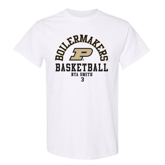 Purdue - NCAA Women's Basketball : Nya Smith - Classic Fashion Shersey T-Shirt-0