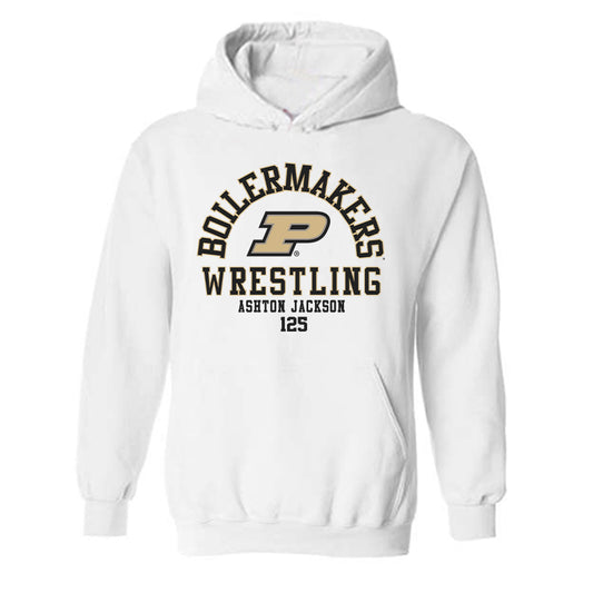 Purdue - NCAA Wrestling : Ashton Jackson - Classic Fashion Shersey Hooded Sweatshirt