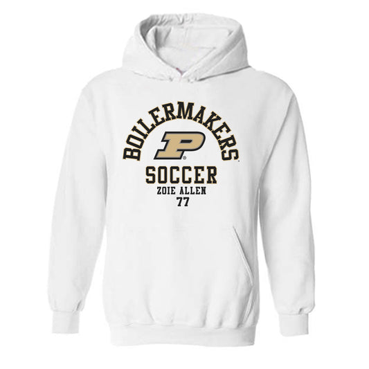 Purdue - NCAA Women's Soccer : Zoie Allen - Classic Fashion Shersey Hooded Sweatshirt