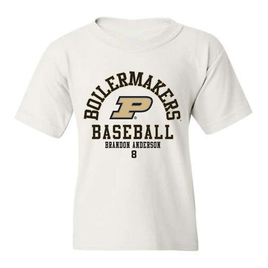 Purdue - NCAA Baseball : Brandon Anderson - Classic Fashion Shersey Youth T-Shirt