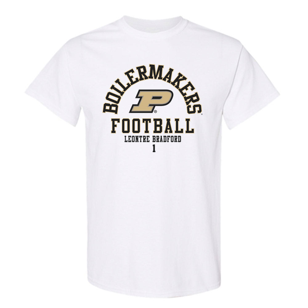 Purdue - NCAA Football : LeonTre Bradford - Classic Fashion Shersey T-Shirt-0