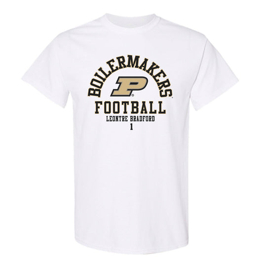 Purdue - NCAA Football : LeonTre Bradford - Classic Fashion Shersey T-Shirt-0