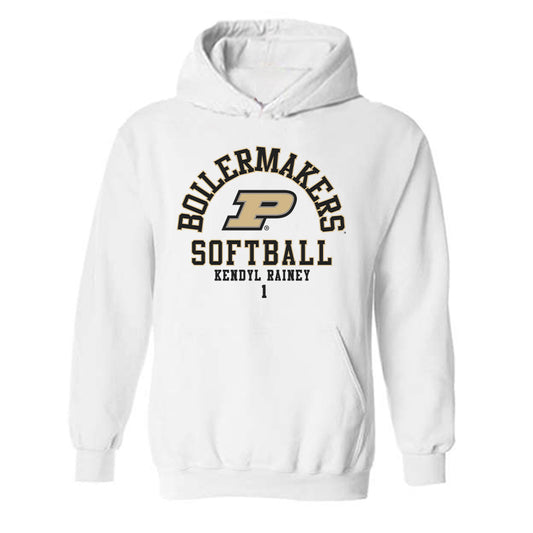 Purdue - NCAA Softball : Kendyl Rainey - Classic Fashion Shersey Hooded Sweatshirt-0