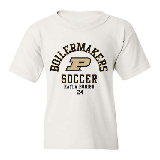 Purdue - NCAA Women's Soccer : Kayla Budish - Classic Fashion Shersey Youth T-Shirt