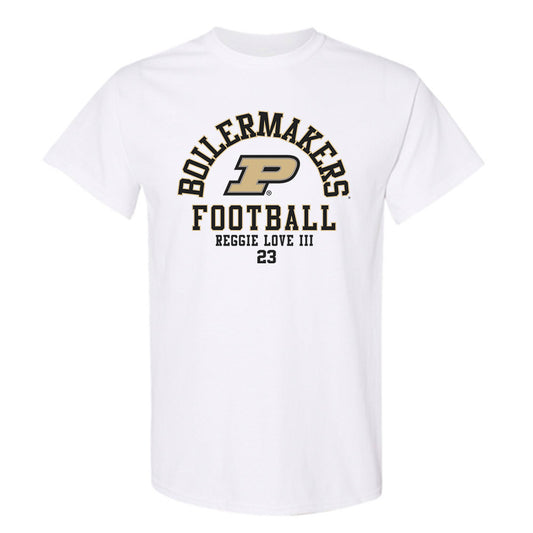 Purdue - NCAA Football : Reggie Love III - Classic Fashion Shersey T-Shirt