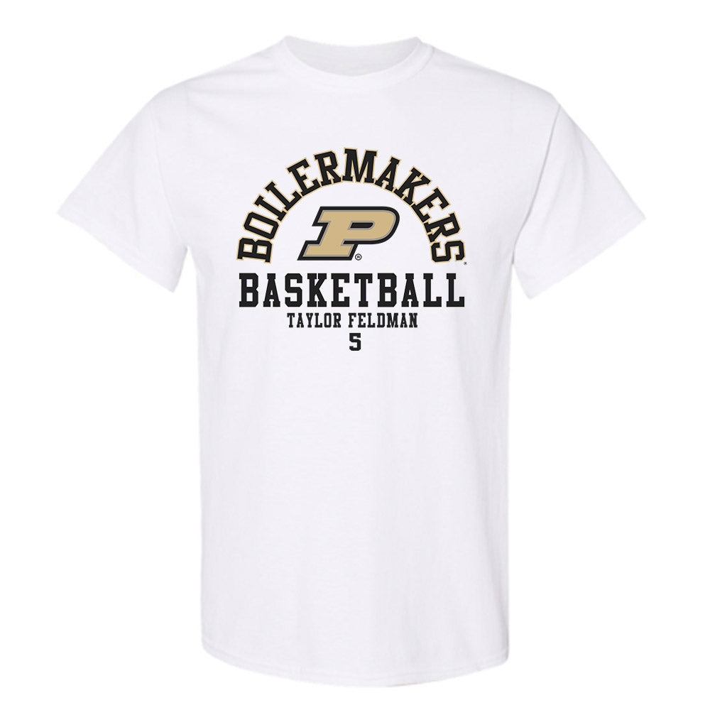Purdue - NCAA Women's Basketball : Taylor Feldman - Classic Fashion Shersey T-Shirt-0