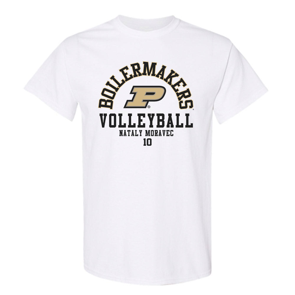 Purdue - NCAA Women's Volleyball : Nataly Moravec - Classic Fashion Shersey T-Shirt-0