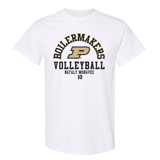 Purdue - NCAA Women's Volleyball : Nataly Moravec - Classic Fashion Shersey T-Shirt-0