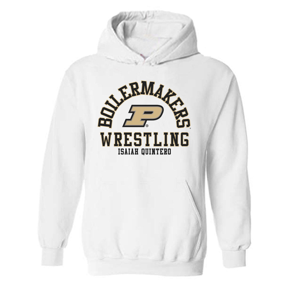 Purdue - NCAA Wrestling : Isaiah Quintero - Classic Fashion Shersey Hooded Sweatshirt