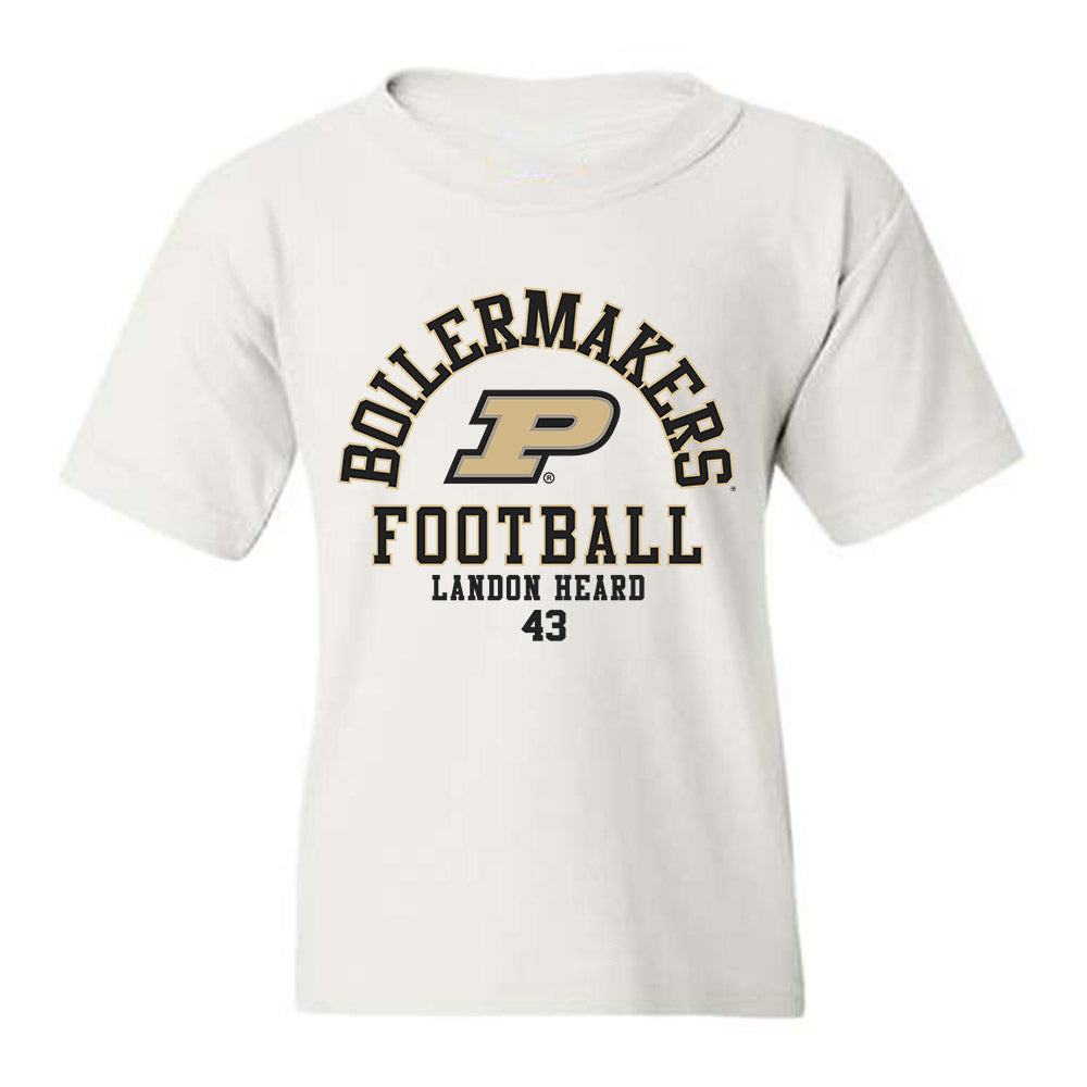 Purdue - NCAA Football : Landon Heard - Classic Fashion Shersey Youth T-Shirt