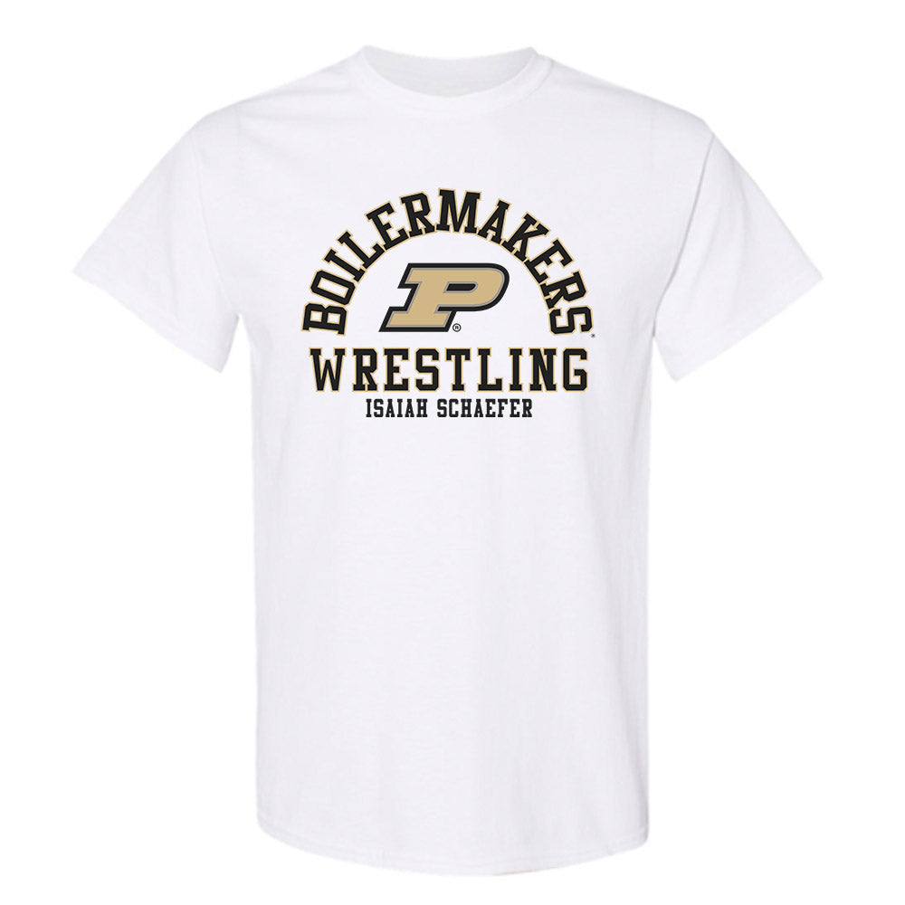 Purdue - NCAA Wrestling : Isaiah Schaefer - Classic Fashion Shersey T-Shirt-0