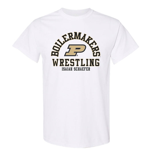 Purdue - NCAA Wrestling : Isaiah Schaefer - Classic Fashion Shersey T-Shirt-0