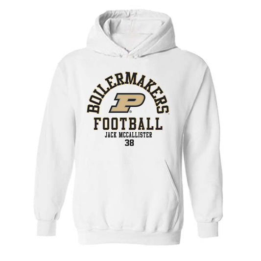 Purdue - NCAA Football : Jack McCallister - Classic Fashion Shersey Hooded Sweatshirt-0