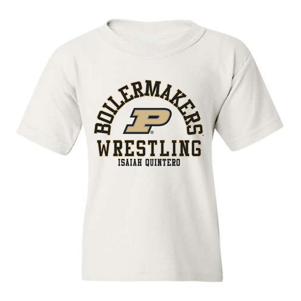 Purdue - NCAA Wrestling : Isaiah Quintero - Classic Fashion Shersey Youth T-Shirt