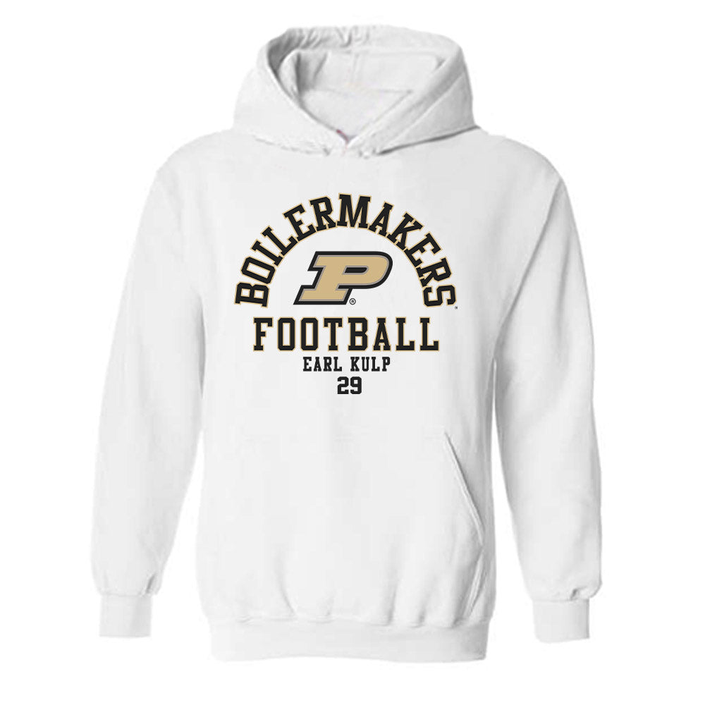 Purdue - NCAA Football : Earl Kulp - Classic Fashion Shersey Hooded Sweatshirt