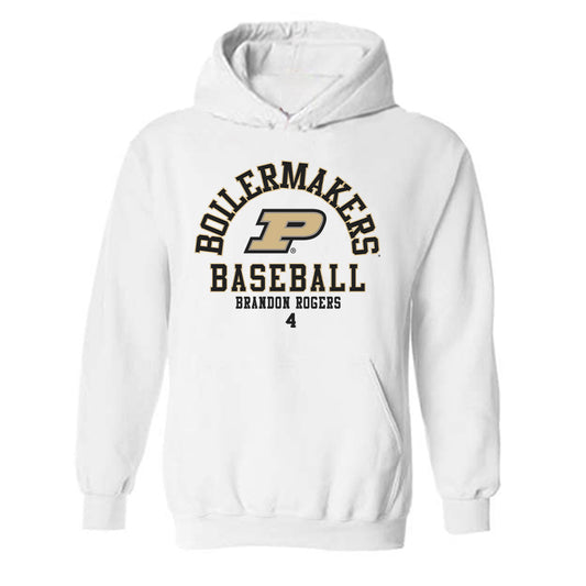 Purdue - NCAA Baseball : Brandon Rogers - Classic Fashion Shersey Hooded Sweatshirt-0
