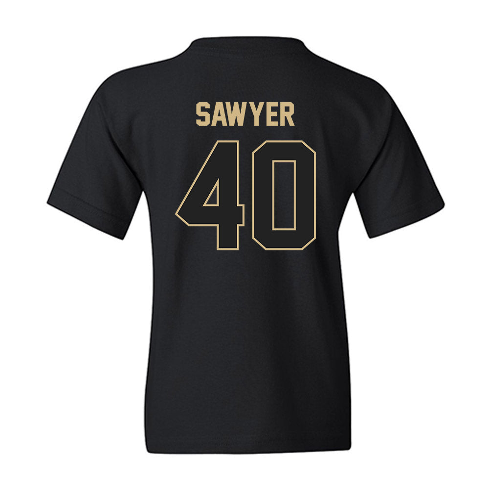 Purdue - NCAA Baseball : Barron Sawyer - Sports Shersey Youth T-Shirt-1