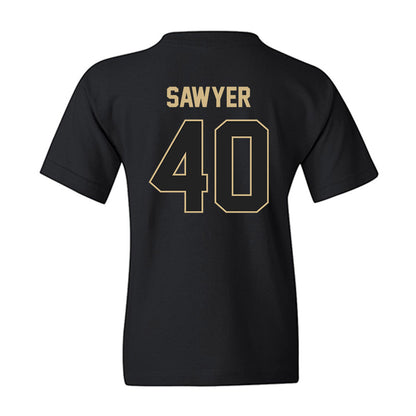 Purdue - NCAA Baseball : Barron Sawyer - Sports Shersey Youth T-Shirt-1