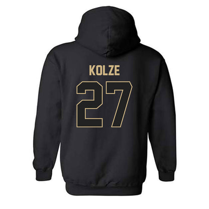 Purdue - NCAA Baseball : Nick Kolze - Sports Shersey Hooded Sweatshirt-1