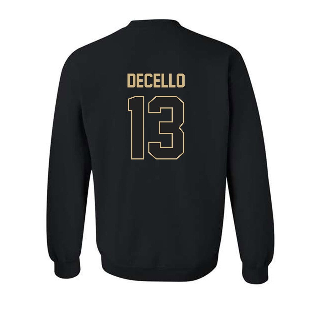 Purdue - NCAA Baseball : Sergio DeCello - Sports Shersey Crewneck Sweatshirt-1