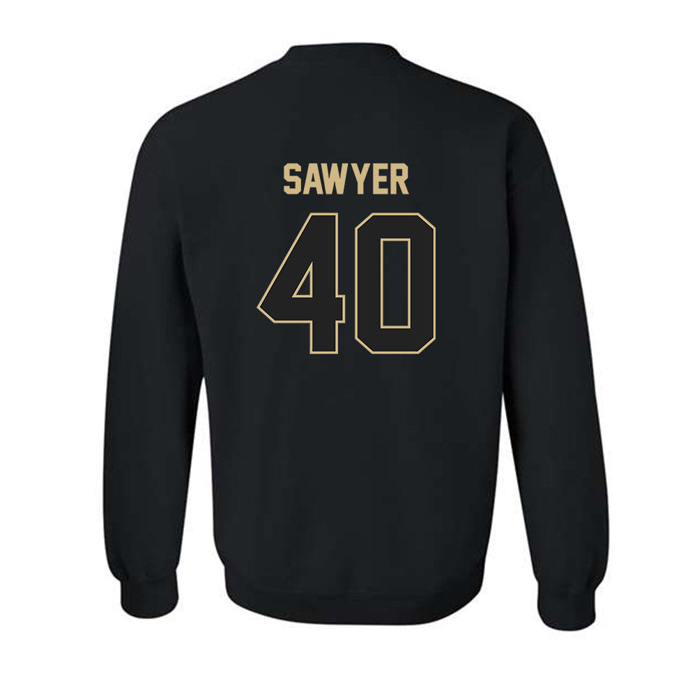 Purdue - NCAA Baseball : Barron Sawyer - Sports Shersey Crewneck Sweatshirt-1