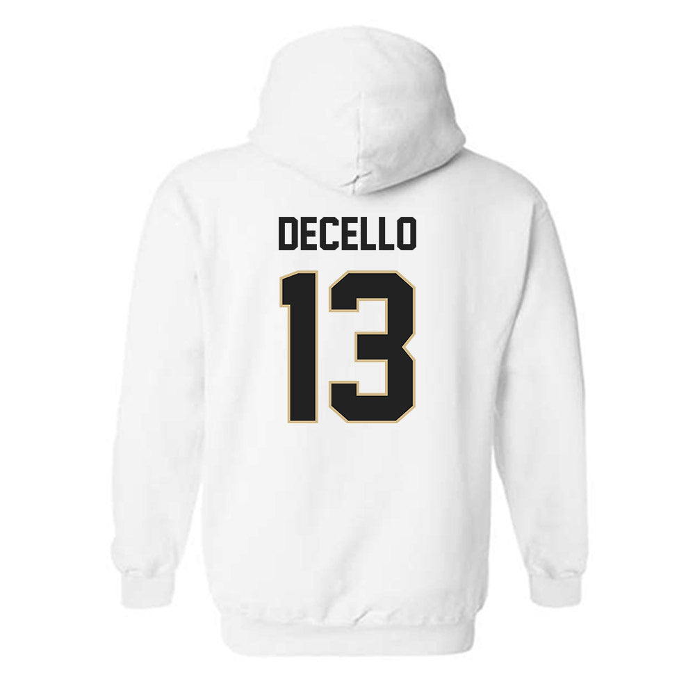 Purdue - NCAA Baseball : Sergio DeCello - Sports Shersey Hooded Sweatshirt-1