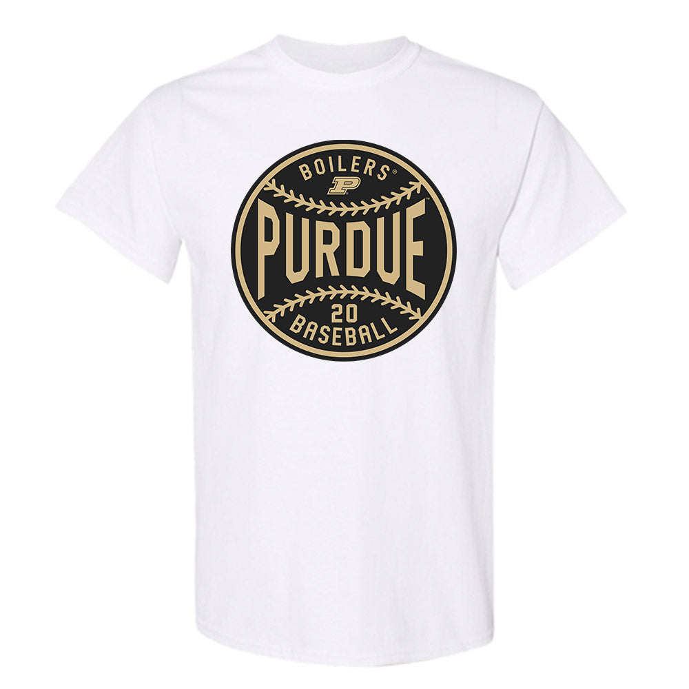 Purdue - NCAA Baseball : Aaron Manias - Sports Shersey T-Shirt-0