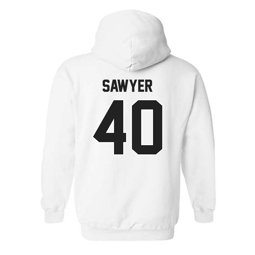 Purdue - NCAA Baseball : Barron Sawyer - Sports Shersey Hooded Sweatshirt-1