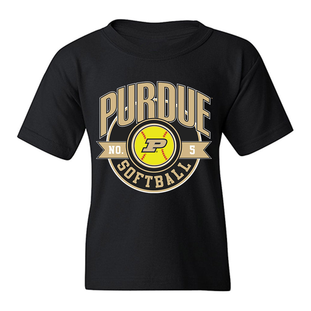 Purdue - NCAA Softball : Anna Moore - Sports Shersey Youth T-Shirt-0