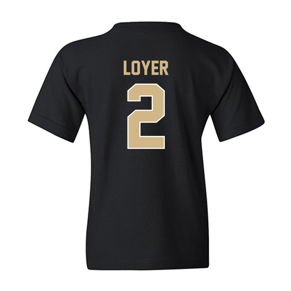 Purdue - NCAA Men's Basketball : Fletcher Loyer - Sports Shersey Youth T-Shirt-1