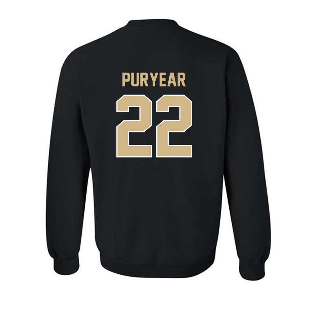 Purdue - NCAA Women's Basketball : Kendall Puryear - Sports Shersey Crewneck Sweatshirt-1
