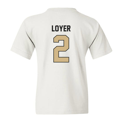 Purdue - NCAA Men's Basketball : Fletcher Loyer - Youth T-Shirt-1