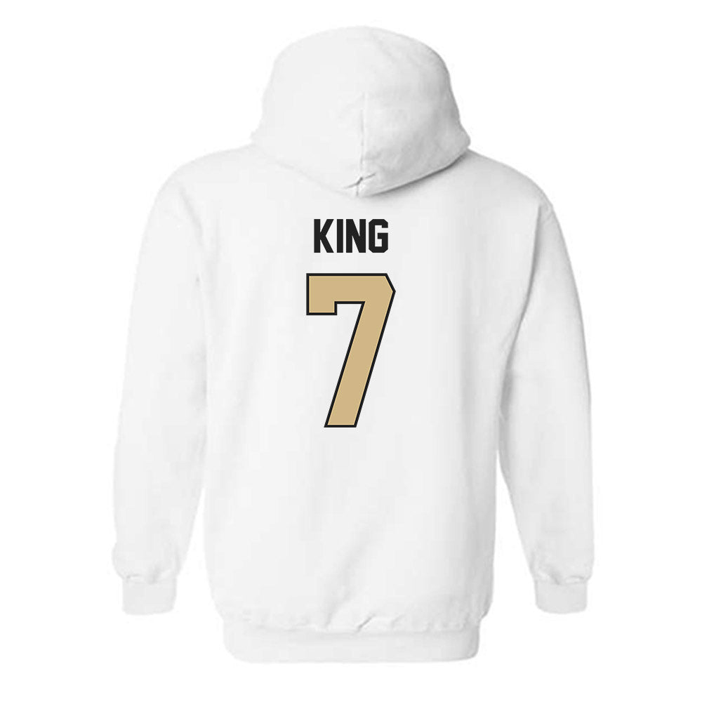 Purdue - NCAA Men's Basketball : Samuel King - Hooded Sweatshirt-1