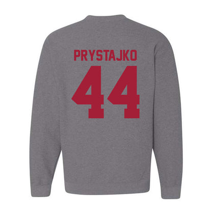 Stanford - NCAA Softball : Zoe Prystajko - Sports Shersey Crewneck Sweatshirt-1