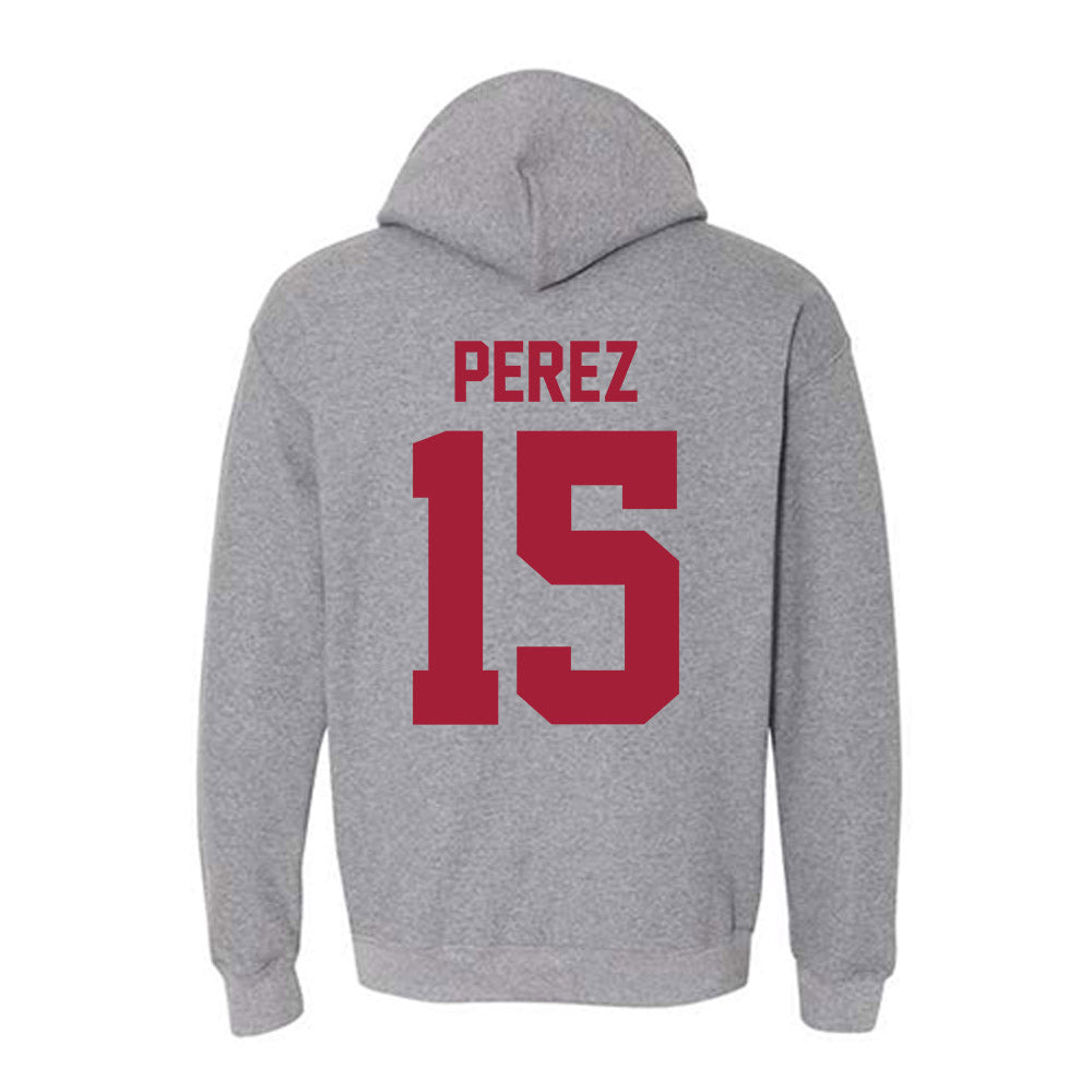 Stanford - NCAA Softball : Mylia Perez - Sports Shersey Hooded Sweatshirt-1