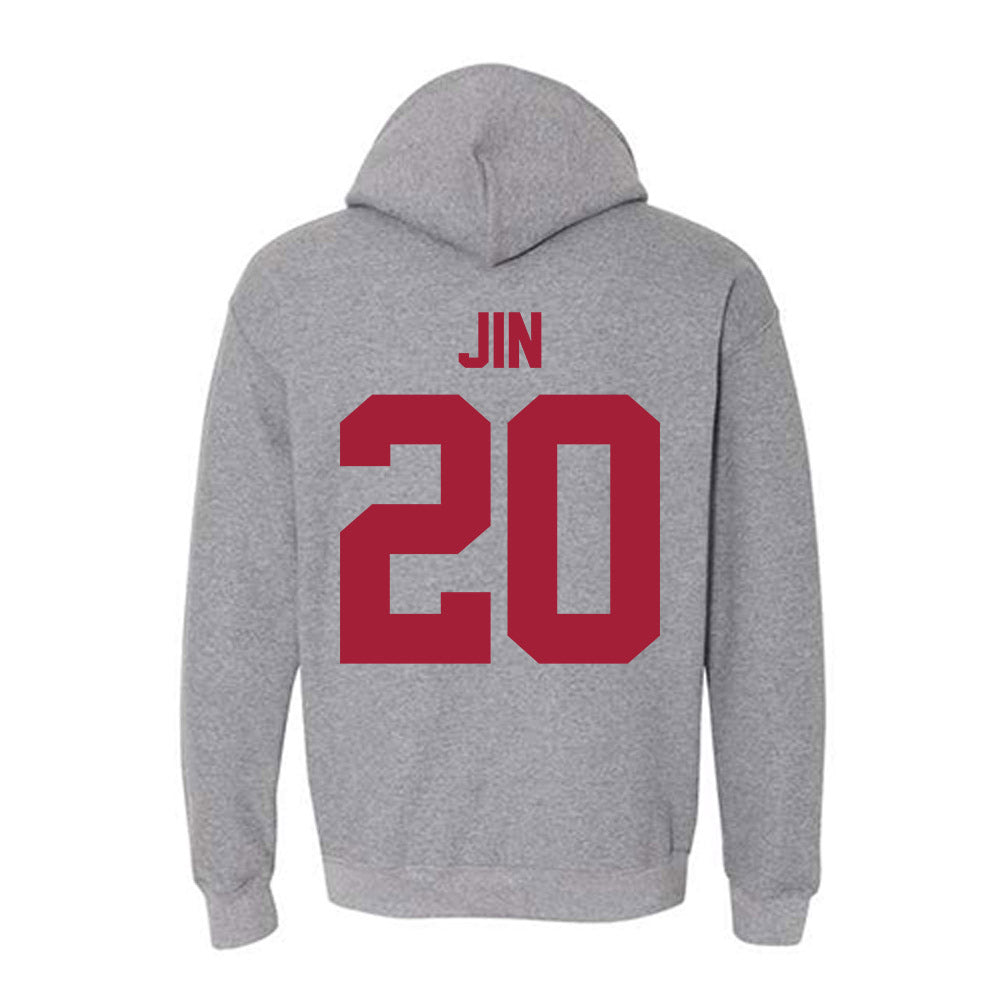 Stanford - NCAA Softball : Sophia Jin - Sports Shersey Hooded Sweatshirt-1