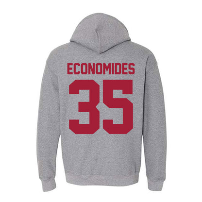Stanford - NCAA Softball : Joie Economides - Sports Shersey Hooded Sweatshirt-1