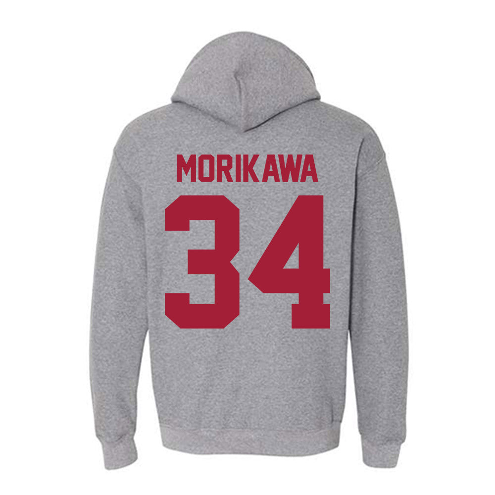 Stanford - NCAA Softball : Allison Morikawa - Sports Shersey Hooded Sweatshirt-1