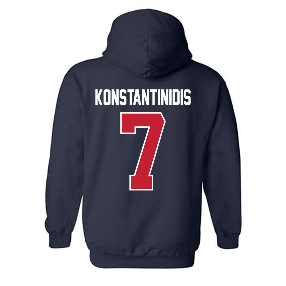 St. Johns - NCAA Men's Basketball : Fotis Konstantinidis - Classic Shersey Hooded Sweatshirt-1
