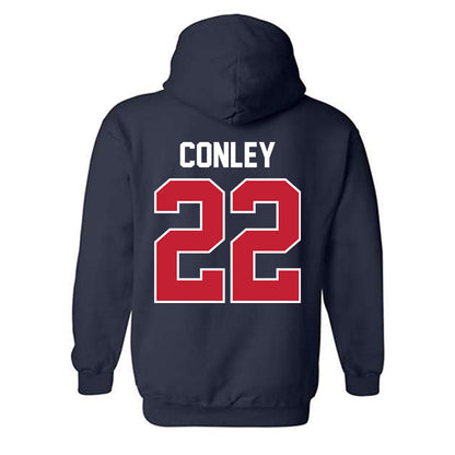 St. Johns - NCAA Baseball : Tommy Conley - Classic Shersey Hooded Sweatshirt-1