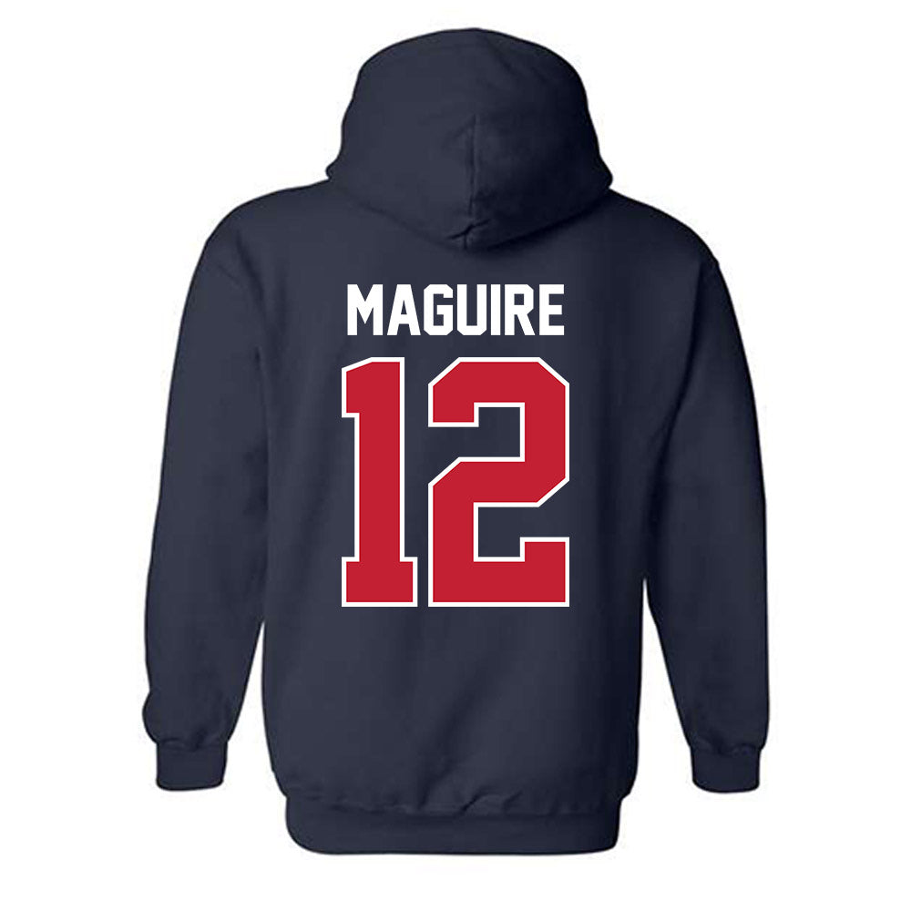 St. Johns - NCAA Men's Lacrosse : Wyatt Maguire - Classic Shersey Hooded Sweatshirt-1