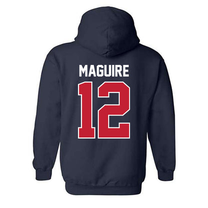 St. Johns - NCAA Men's Lacrosse : Wyatt Maguire - Classic Shersey Hooded Sweatshirt-1