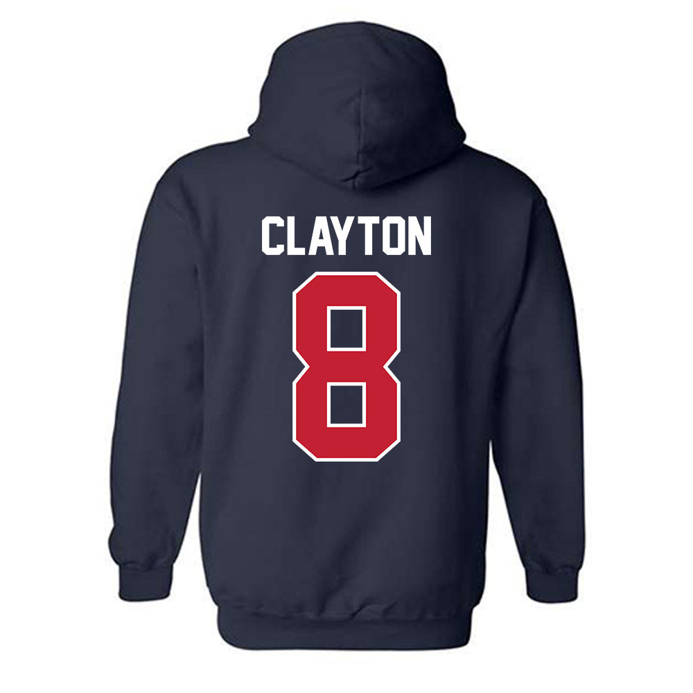 St. Johns - NCAA Women's Volleyball : Shiloh Clayton - Classic Shersey Hooded Sweatshirt-1
