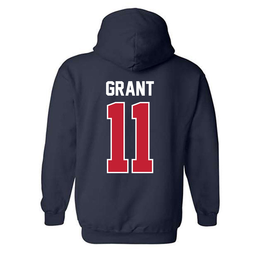 St. Johns - NCAA Women's Basketball : Janeya Grant - Classic Shersey Hooded Sweatshirt-1